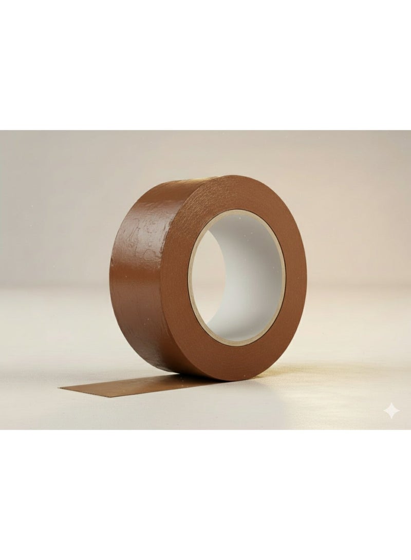AKSONZ Brown Packing Tape 2 Inch x 50 Yards (48mm) Heavy Duty Strong Adhesive Packaging Tape for Shipping, Moving Boxes, Warehouse & Office Sealing, Pack of 6 Rolls - Image 2